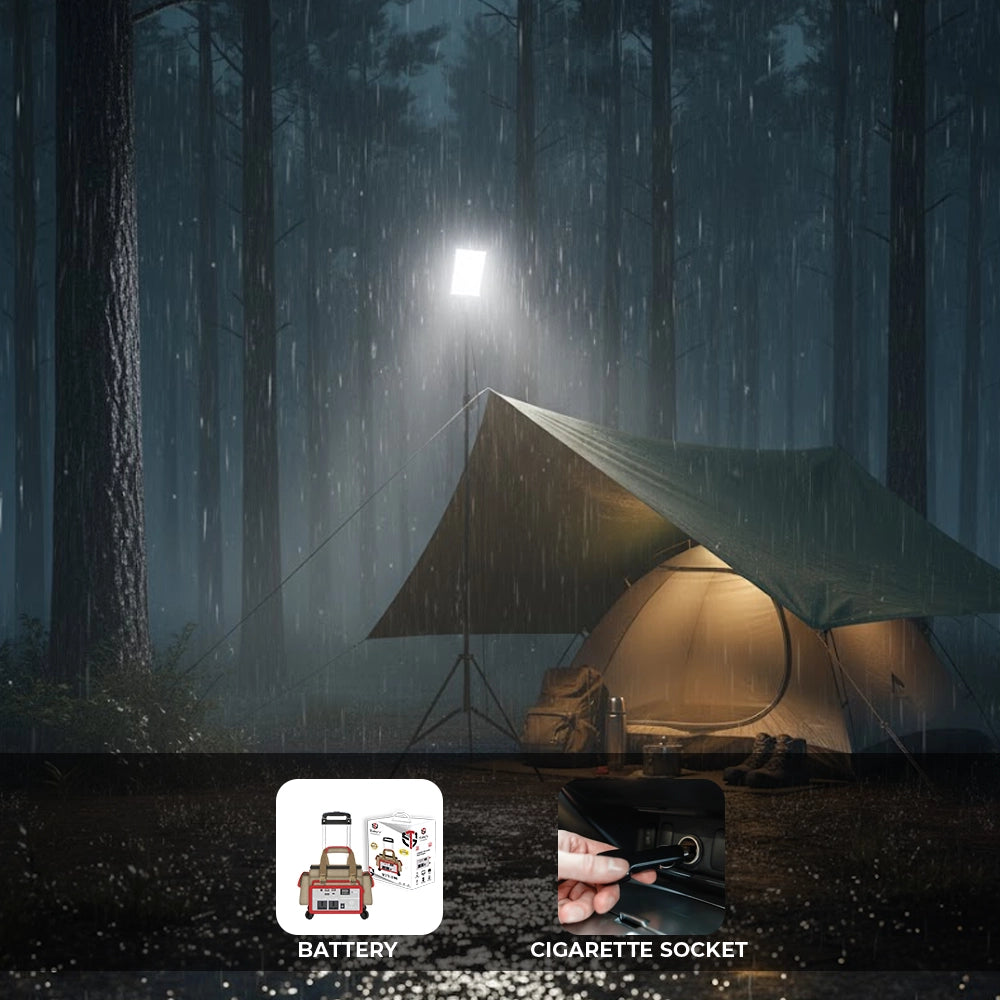 Toby's BVT-01 camping light 12V power options