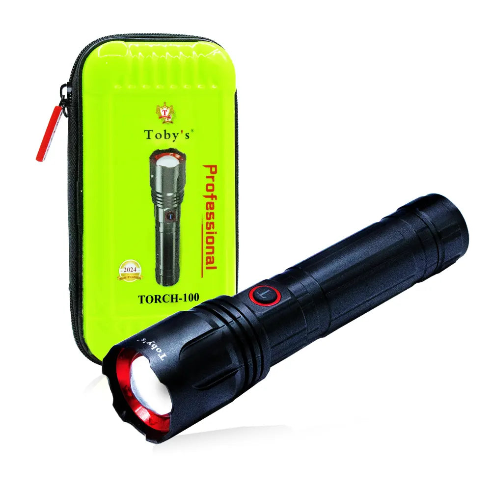 Toby's Torch 100 1060LM 30W Rechargeable LED Flashlight