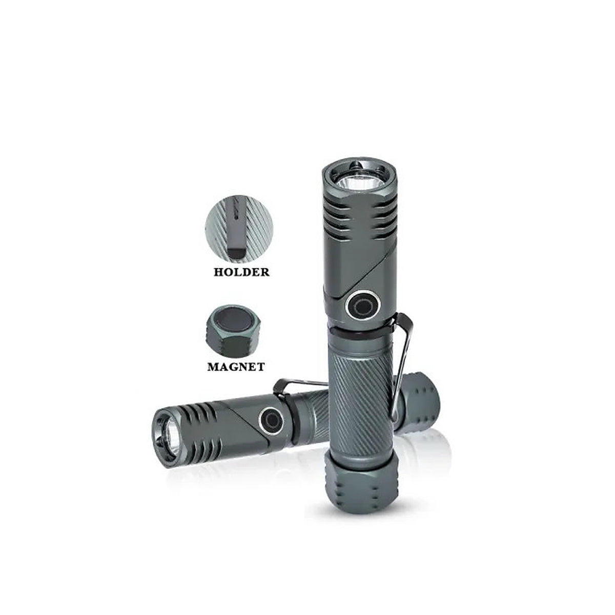 Toby's Torch 45 official flashlight holder and magnetic base details