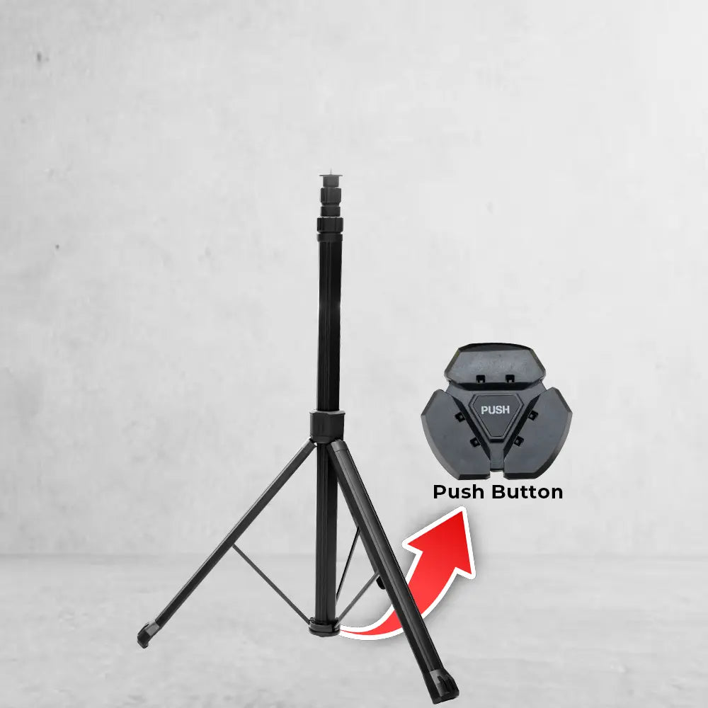 Toby's VIP 13 Pro tripod push button adjustment