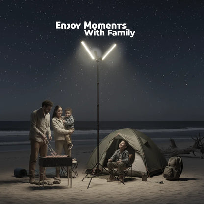 Toby's VIP 15 Pro Sanara light used for family camping