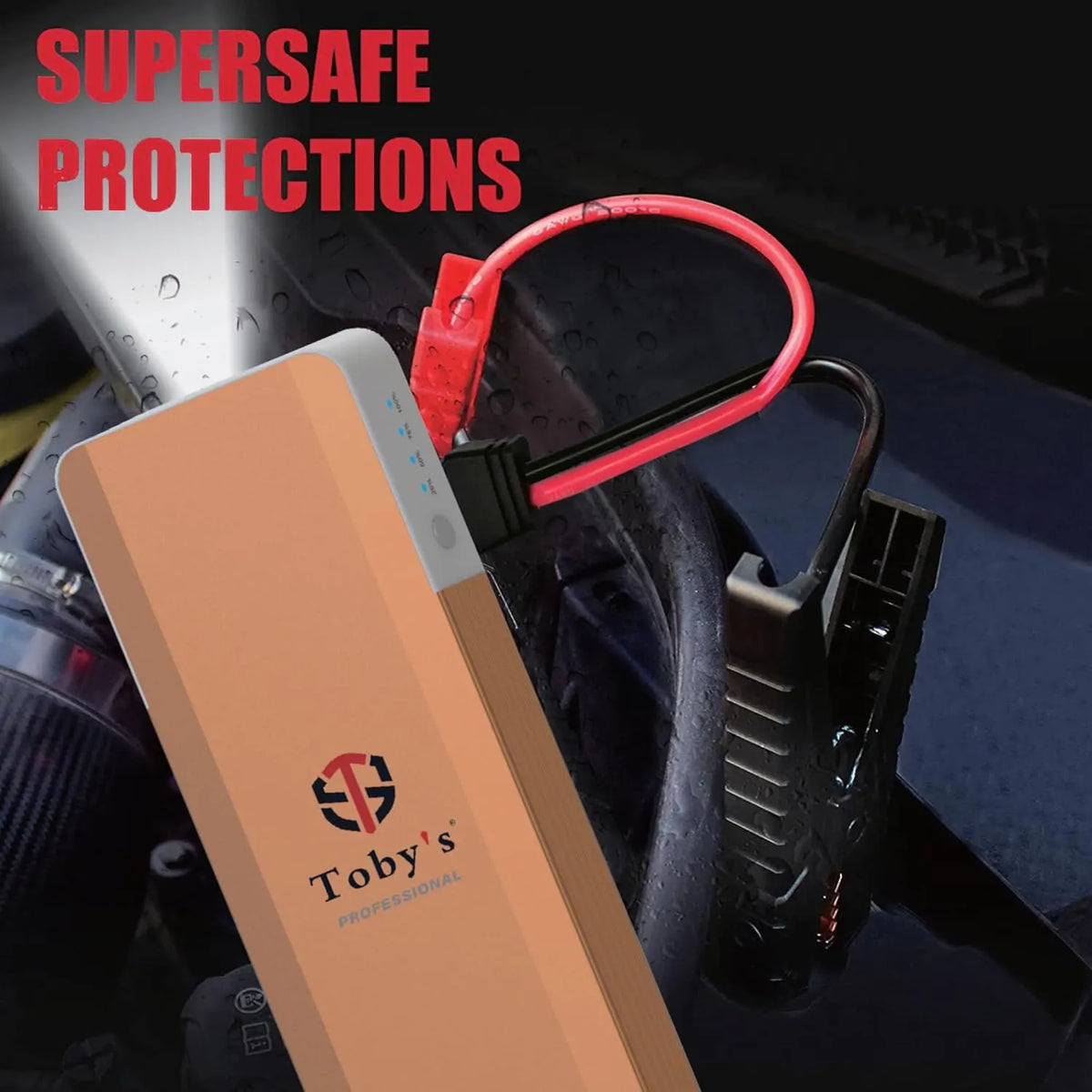 Toby's X19 Pro jump starter safety protection