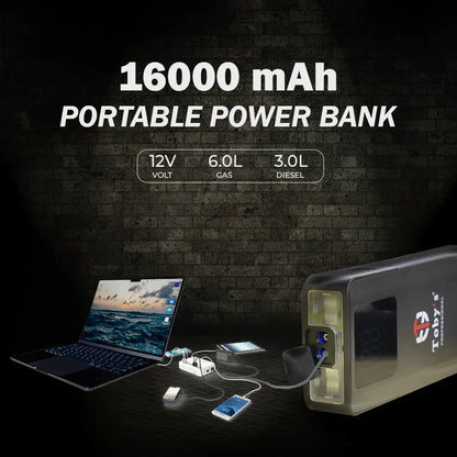 Toby's X20 Compressor portable power bank feature