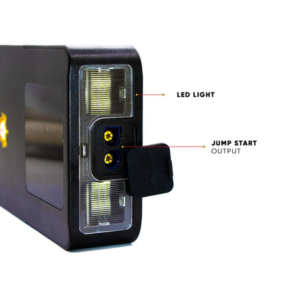 Toby's X20 Compressor LED light and jump start output