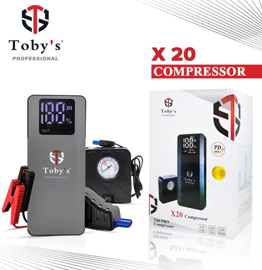 Toby's X20 Compressor Jump Starter