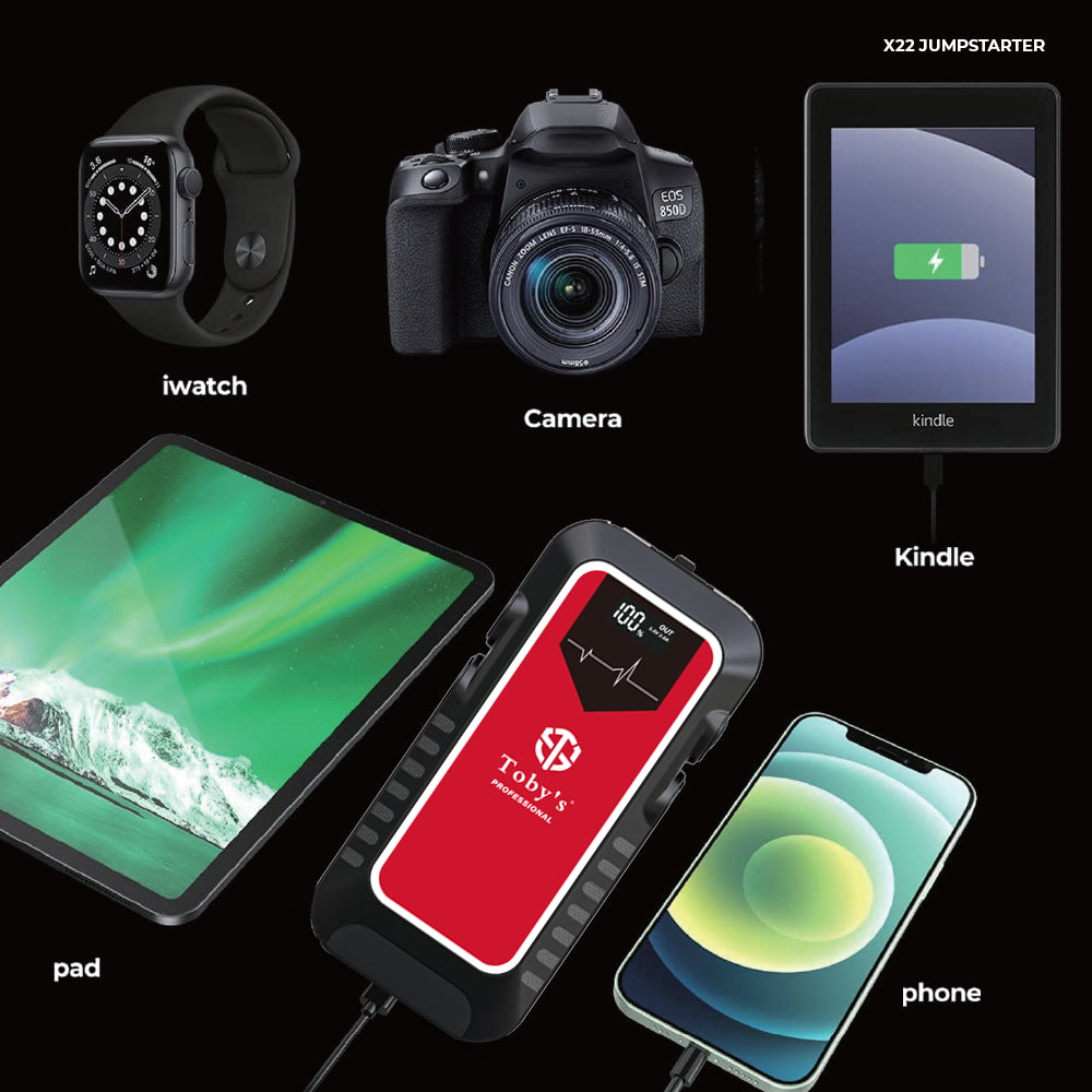 Toby's X22 portable power bank for compatible devices