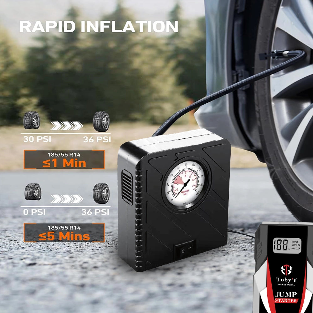 Toby's X6 compressor rapid tyre inflation