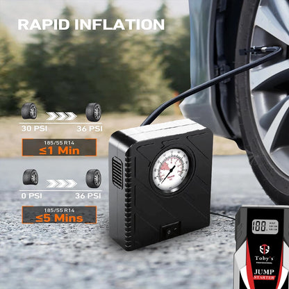 Toby's X6 compressor rapid tyre inflation